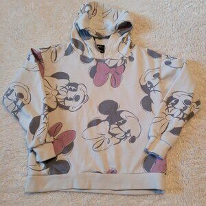 Girl's Minnie Mouse hoodie, size 10
